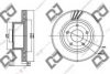 DJ PARTS BD1219 Brake Disc